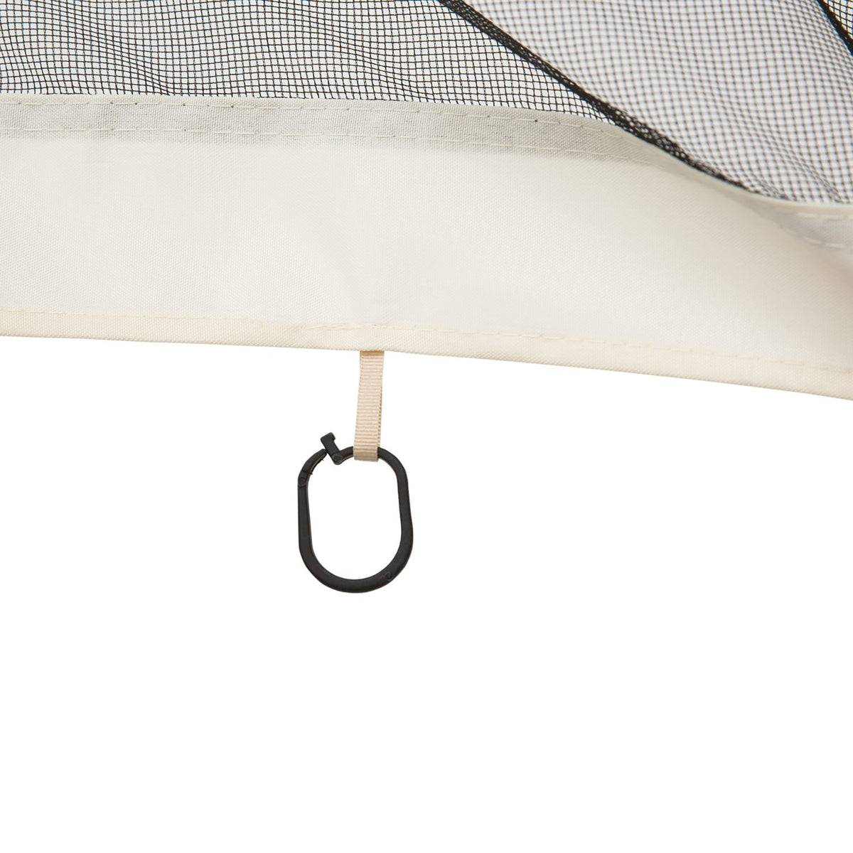 Mosquito net for 3x4 gazebo, 4 side panels, fly net with zip, insect protection, nylon mesh, black