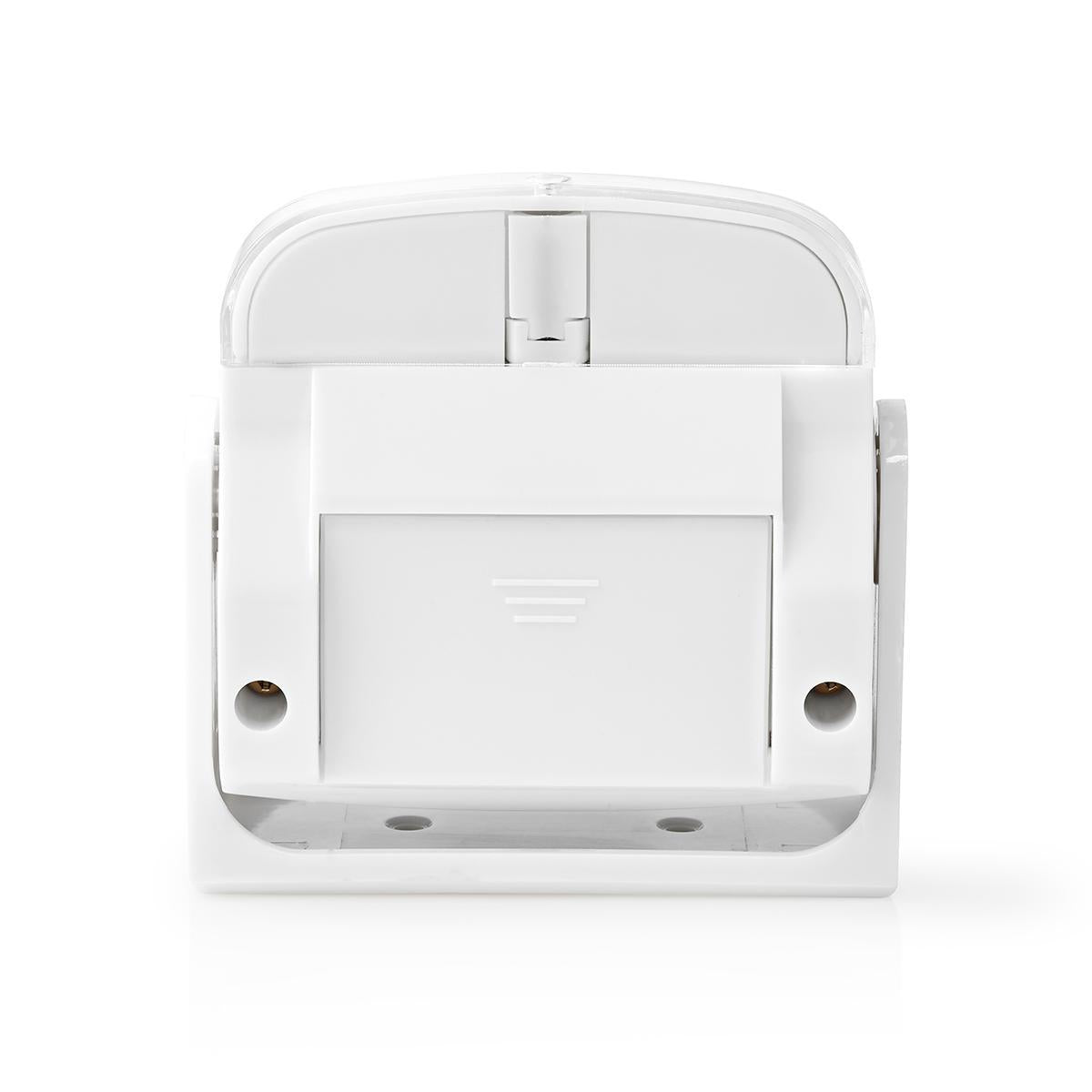 Motion detector Alarm | Battery powered | 3x AAA/LR03 | 80dB| Detector range: 1.10 m | Detector angle: 10 ° | Ceiling / Wall | White