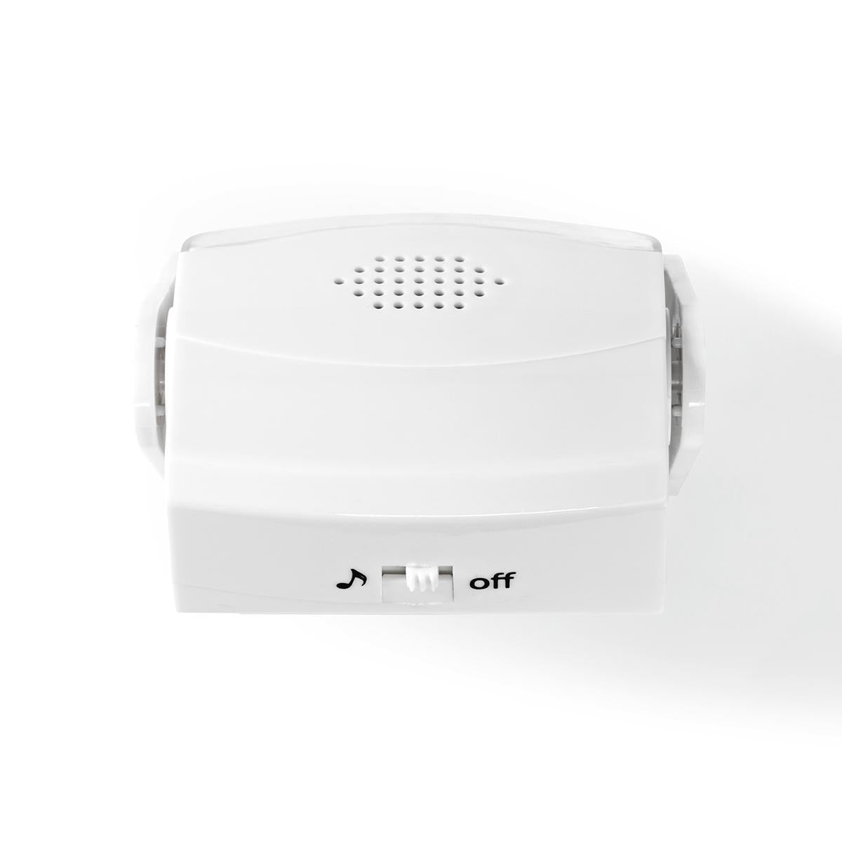 Motion detector Alarm | Battery powered | 3x AAA/LR03 | 80dB| Detector range: 1.10 m | Detector angle: 10 ° | Ceiling / Wall | White