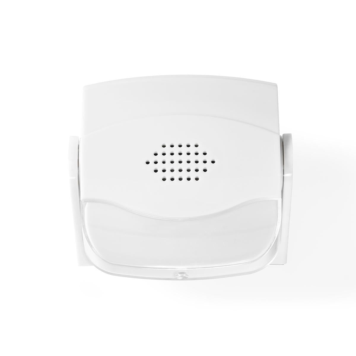 Motion detector Alarm | Battery powered | 3x AAA/LR03 | 80dB| Detector range: 1.10 m | Detector angle: 10 ° | Ceiling / Wall | White