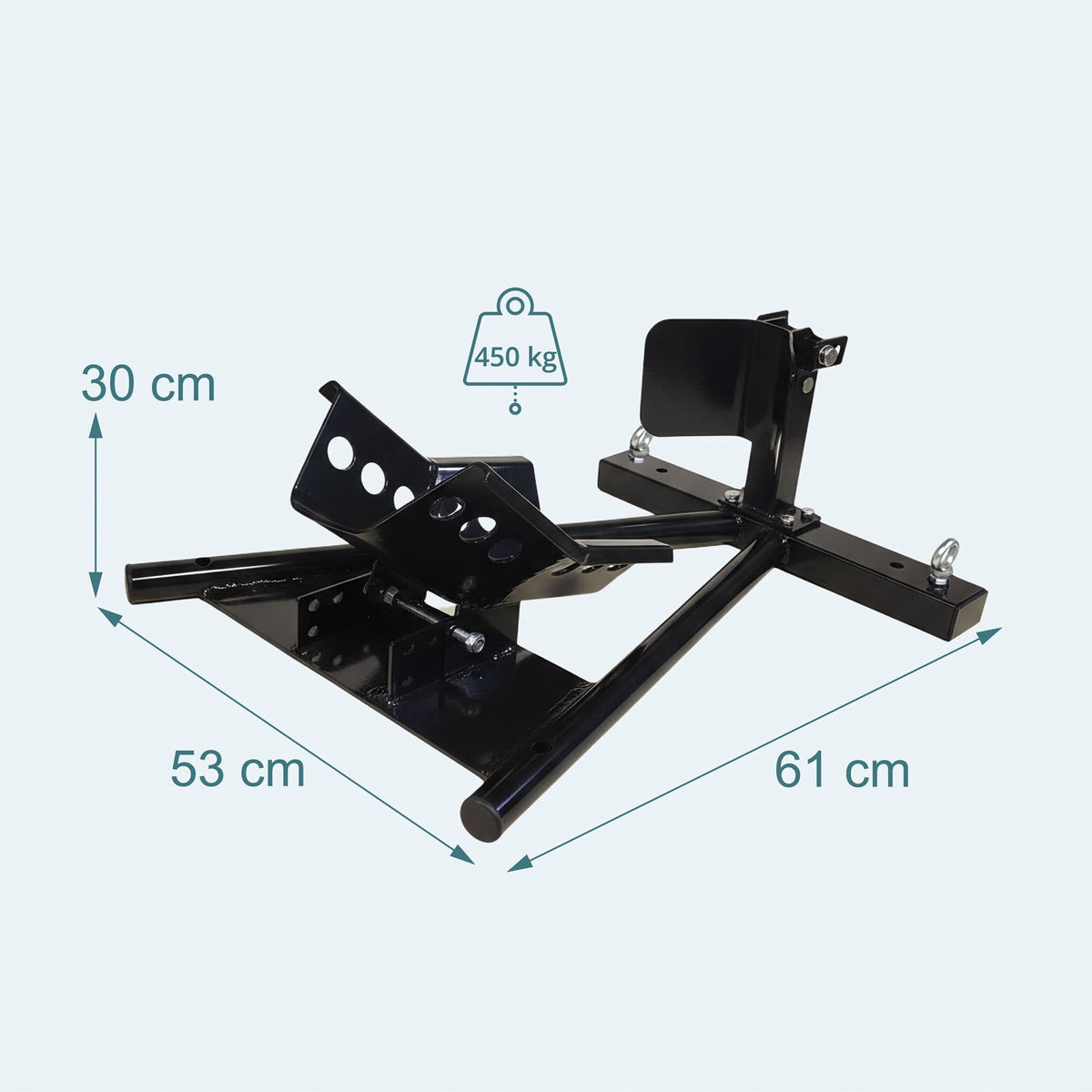 Motorcycle Front Wheel Stand – Adjustable, Secure Clamp