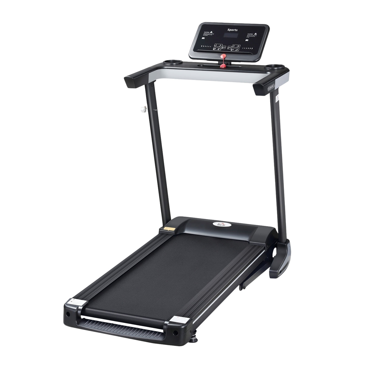 Motorized Folding Treadmill 12 Programs Mobile Phone Holder 100Kg Load Capacity
