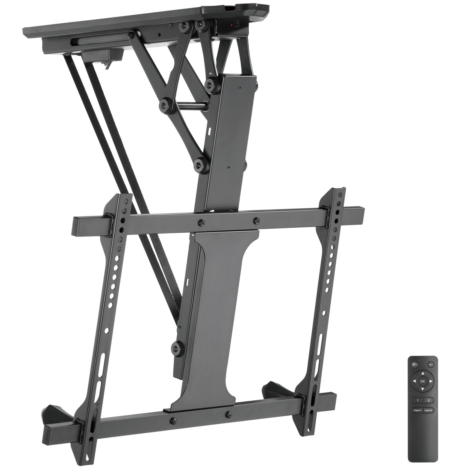 Motorized flip-down ceiling mount TV 32-70" Tuya