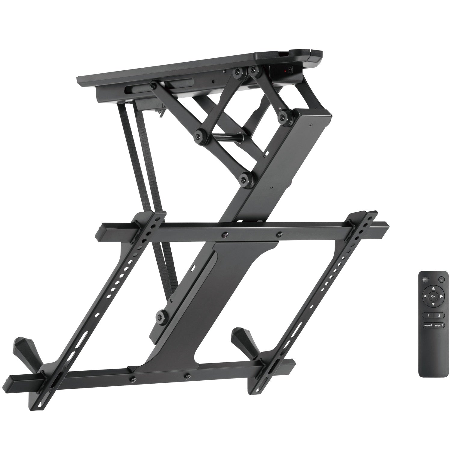 Motorized flip-down ceiling mount TV 32-70" Tuya
