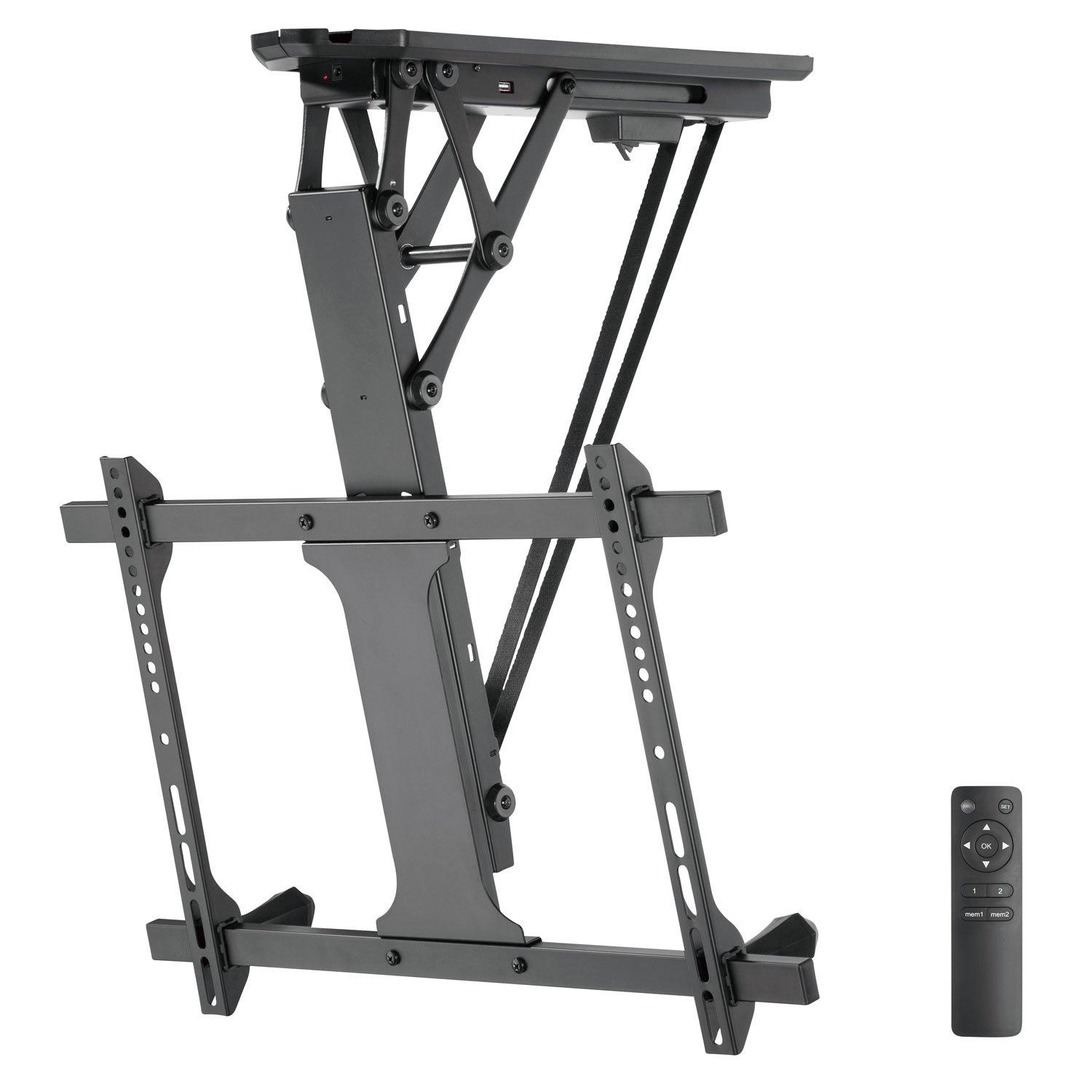 Motorized flipdown ceiling mount for TV 32-70"