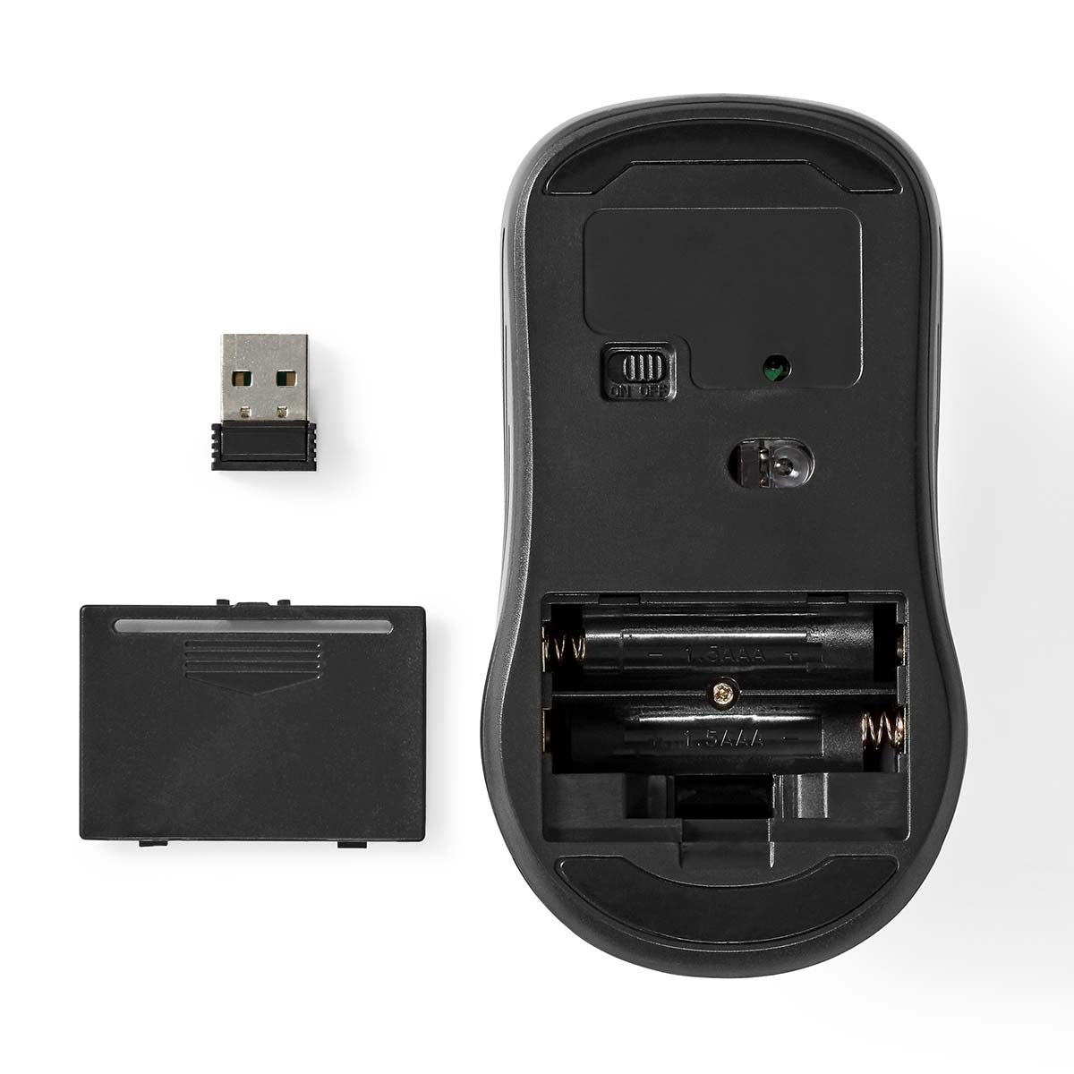 Mouse | Wireless | 800 / 1200 / 1600 dpi | Adjustable DPI | Number of buttons: 4 | Right and left handed