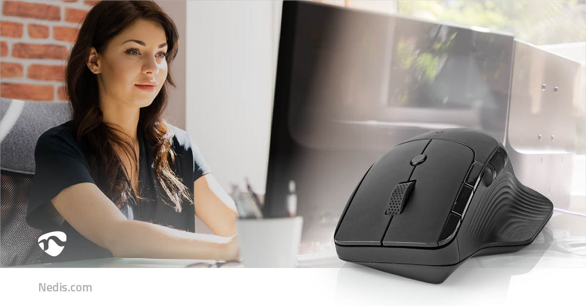 Mouse | Wireless | 800 / 1200 / 1600 dpi | Adjustable DPI | Number of buttons: 6 | Right handed