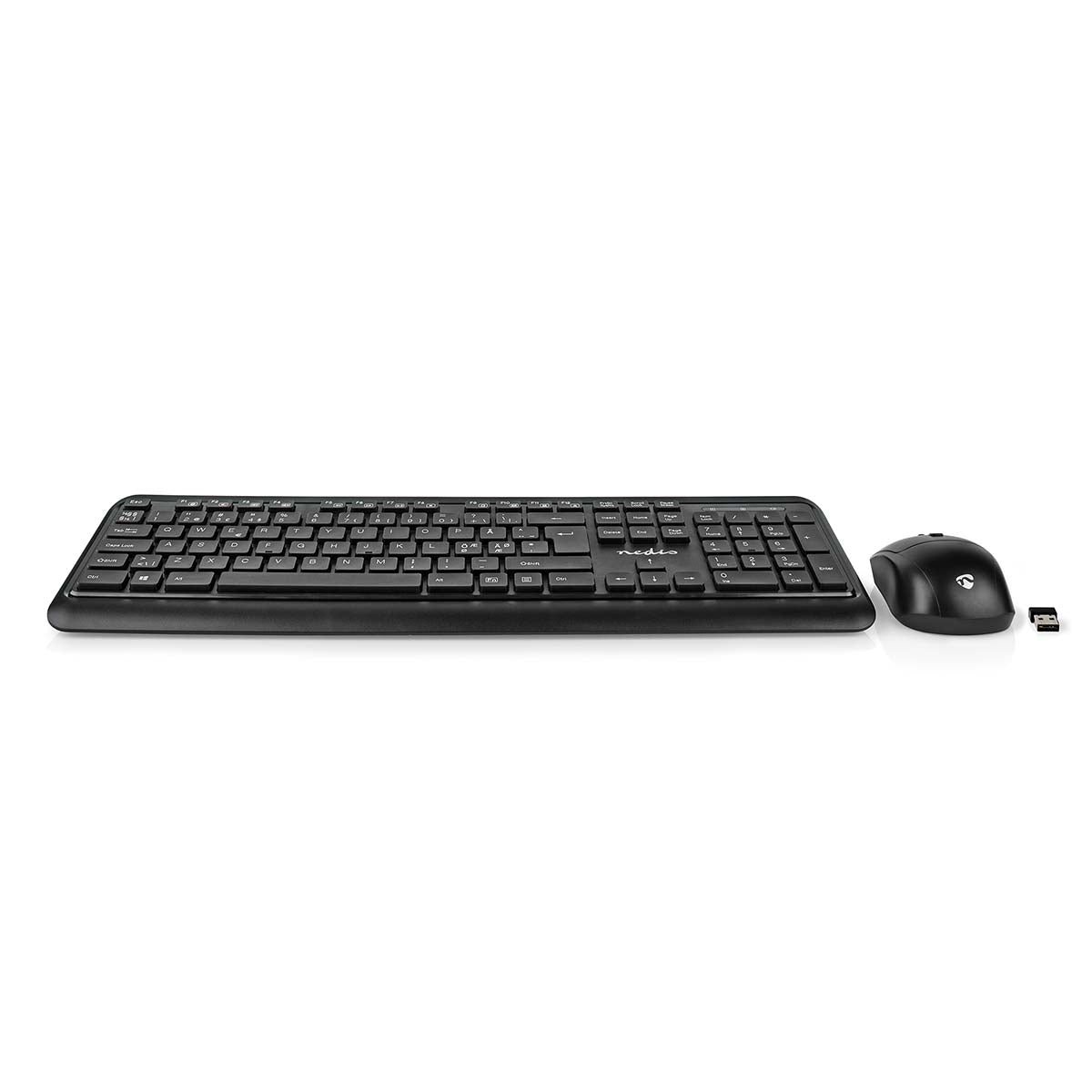 Mouse and Keyboard | Wireless | Mouse and keyboard connection: USB | 800 / 1200 / 1600 dpi | Adjustable DPI | QWERTY | ND Layout