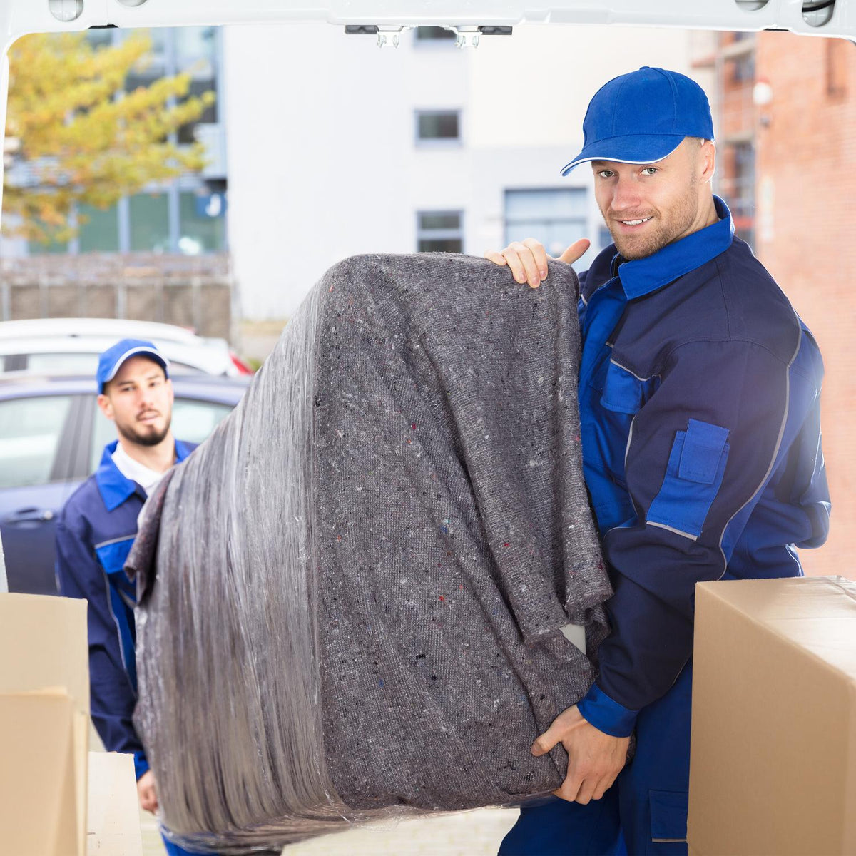 Moving Blankets, 150x200 cm, Set of 6, Reusable Protection