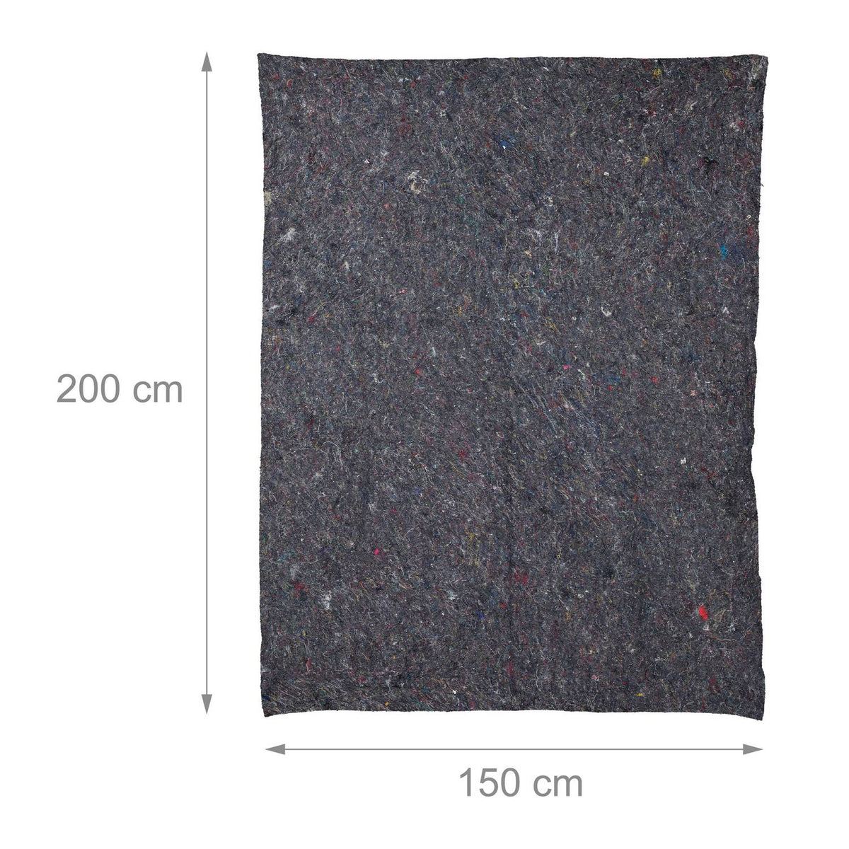Moving Blankets, 150x200 cm, Set of 6, Reusable Protection