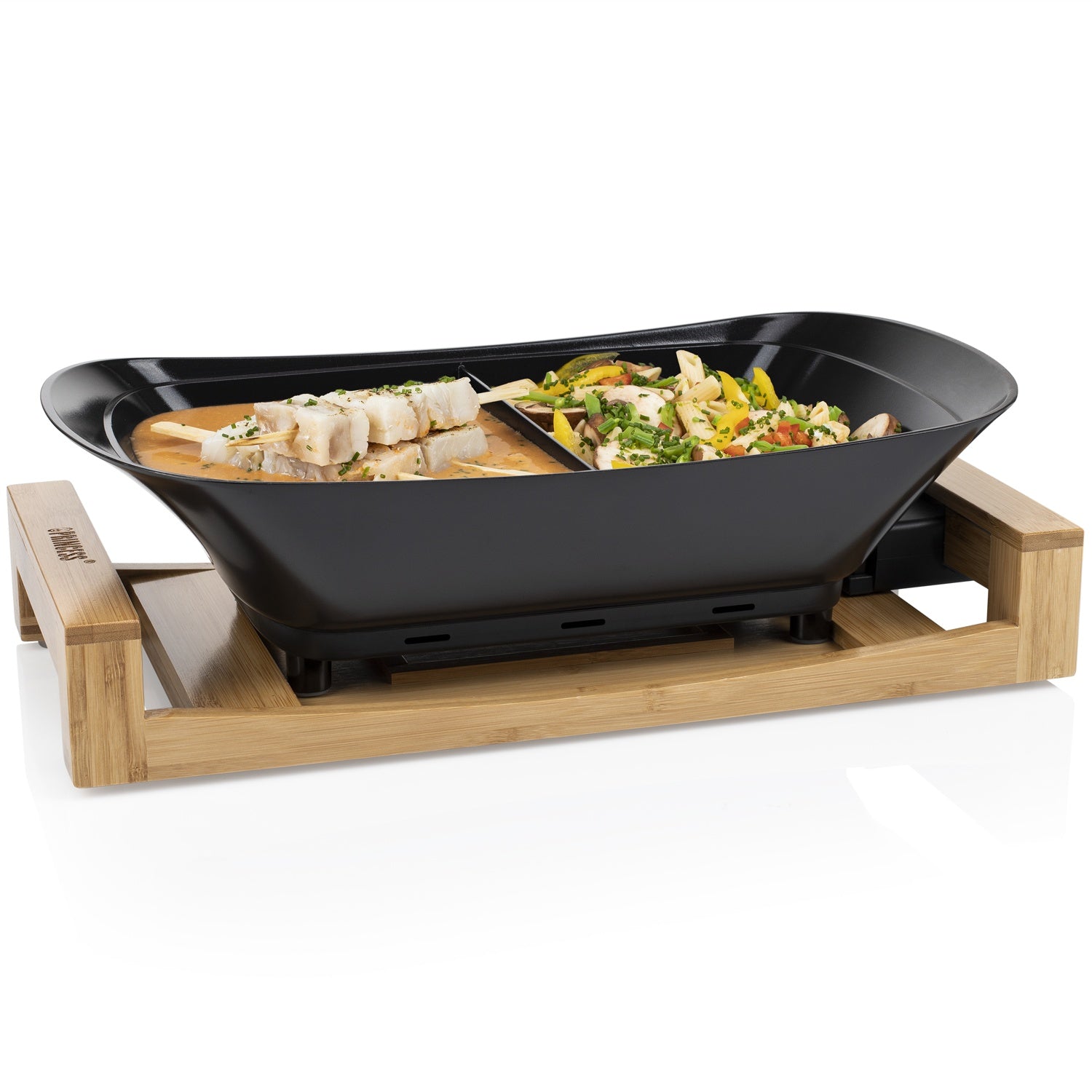 Multi Cook Pure Black Bamboo Ceramic pot