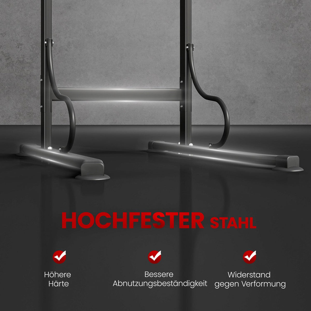 Multifunctional Dip Station, Adjustable Height, 120kg Capacity
