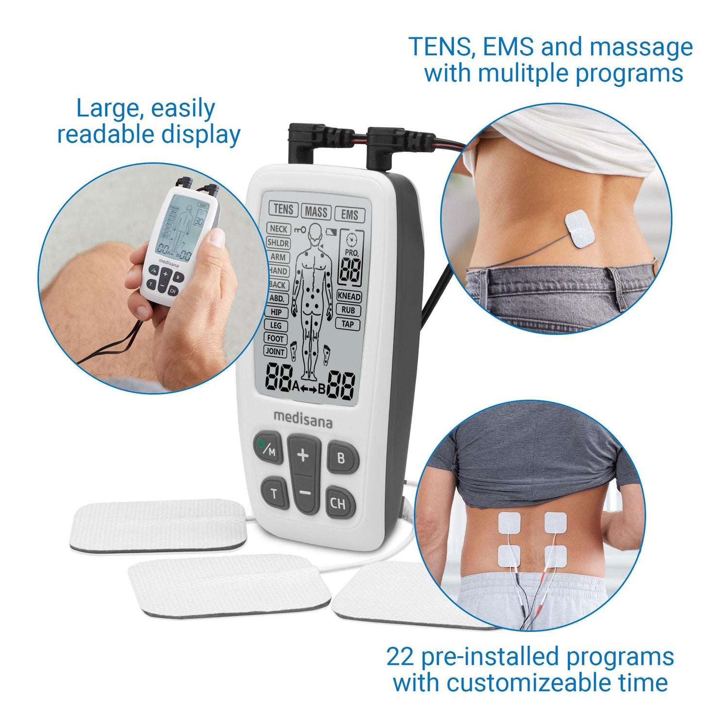 Muscle stimulation 3-in-1 TT 200