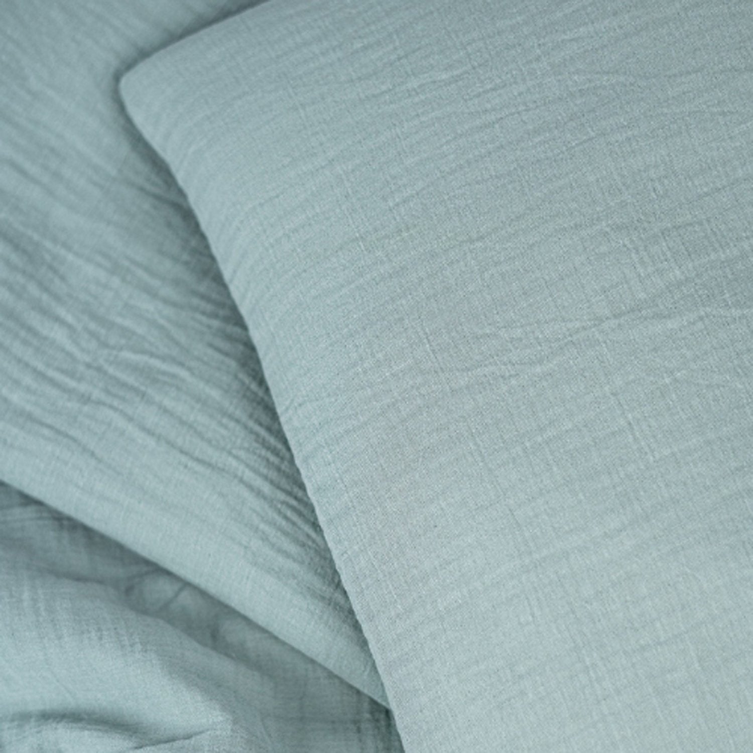 Muslin Blanket Deluxe Frosty Green