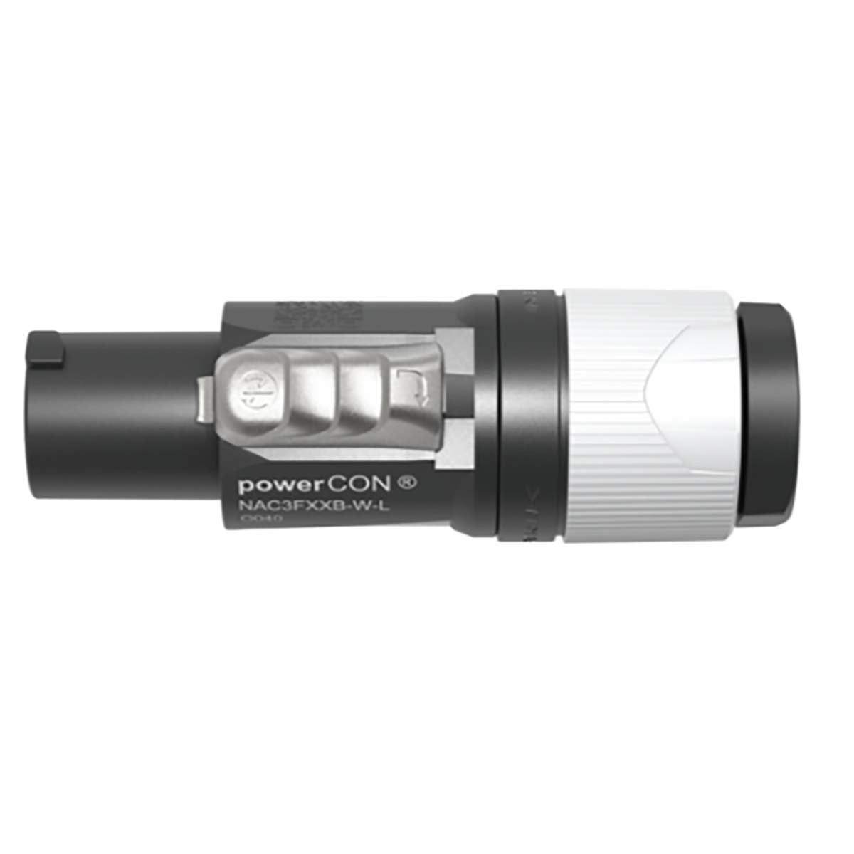 NAC3FXXB-W-L locking AC mains cable connector
