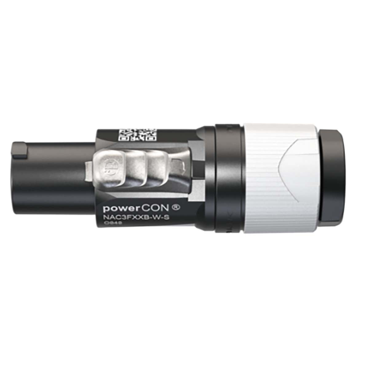 NAC3FXXB-W-S locking AC mains cable connector