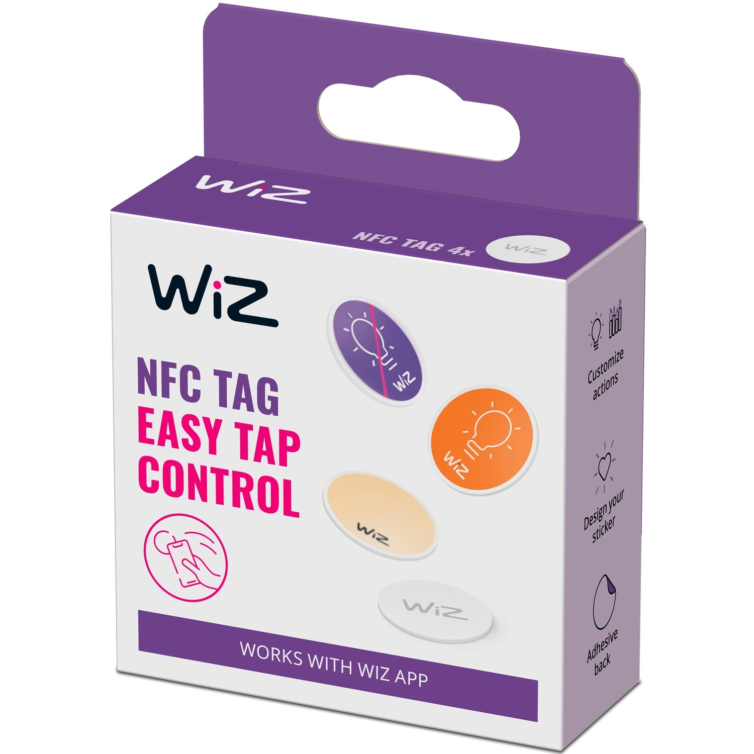 NFC tag 4-pack