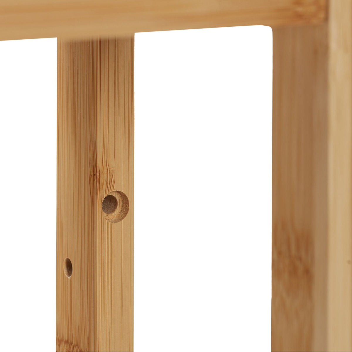 Narrow bathroom shelf with 3 shelves