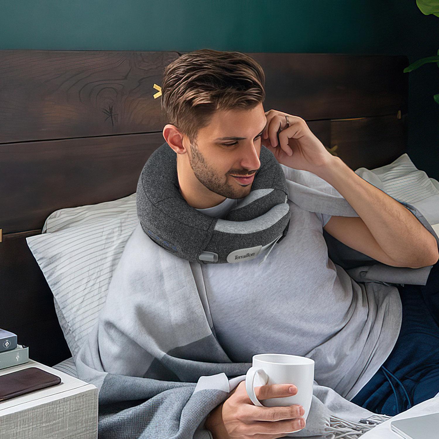 Neck massage Shiatsu 3 speeds, 2 rotations, heating & USB-C