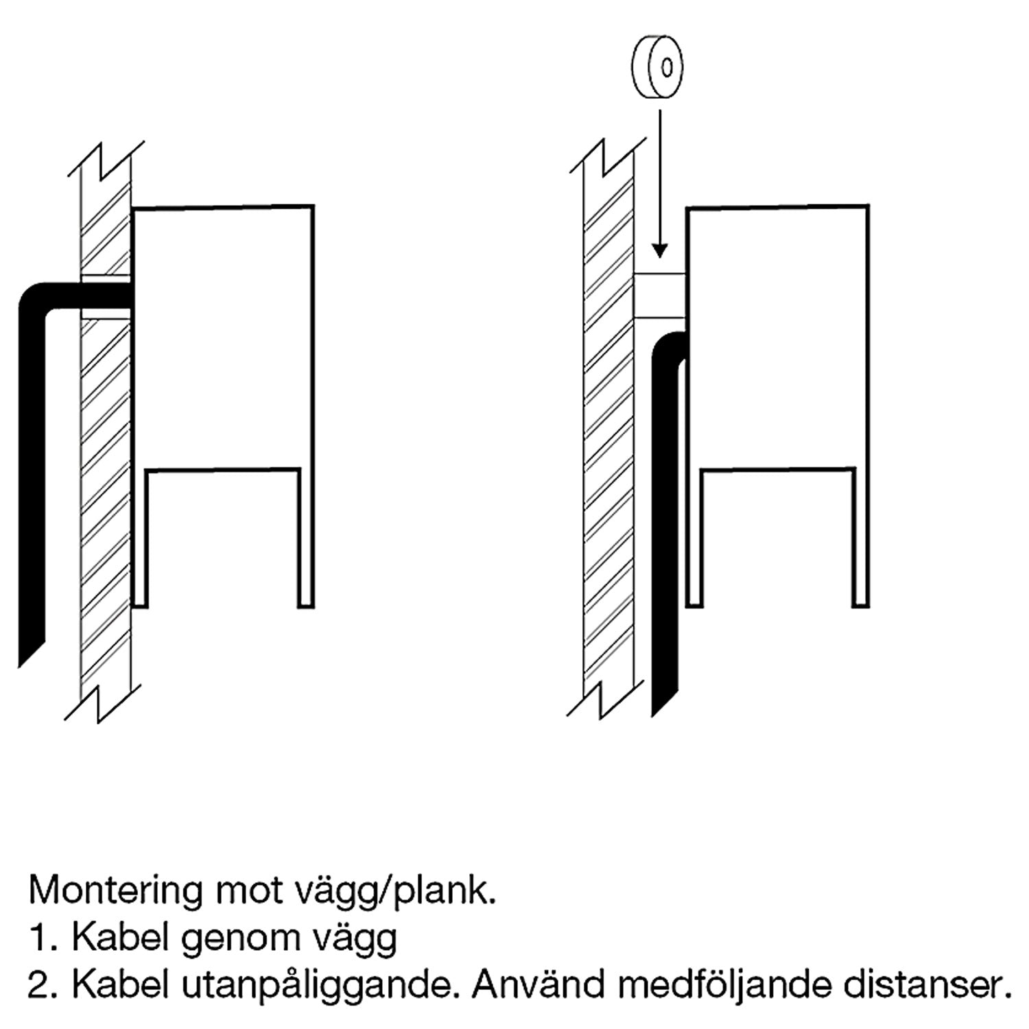 Nero Downlight 140lm Ø9cm Black