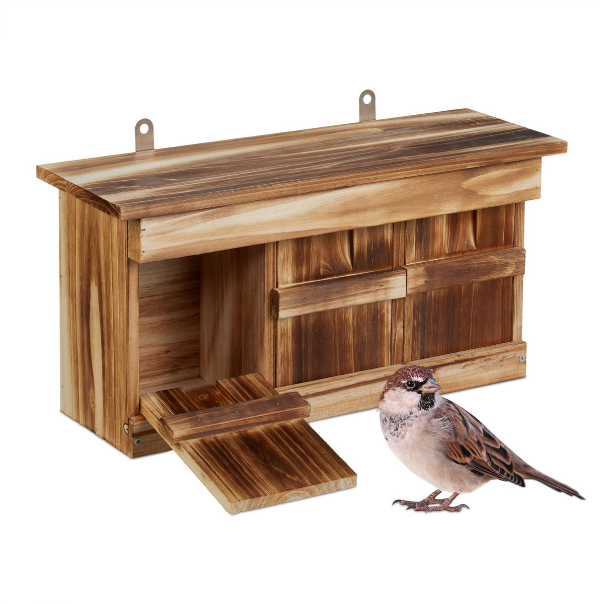 Nesting box for sparrows