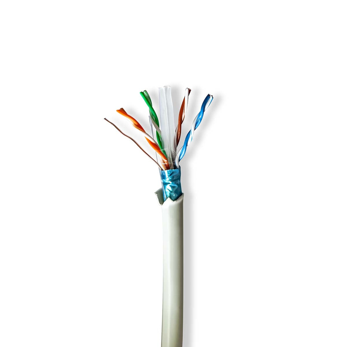 Network Cable Roll | CAT6 | Stranded | F/UTP | Bare Copper | 50.0 m | Indoor | Round | LSZH | Grey | Pull Box