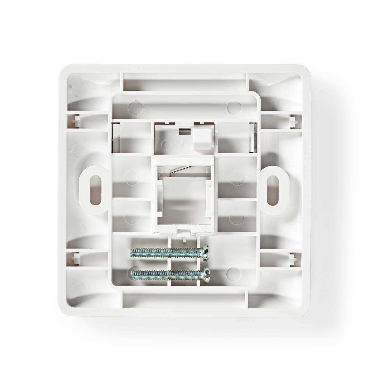 Network Keystone Face Plate | Face plate RJ45 | 1-Port port(s) | ABS | White | Envelope