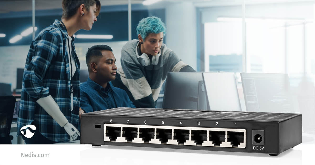 Network Switch | Wired Speed: Gigabit | Number of Ethernet ports: 8