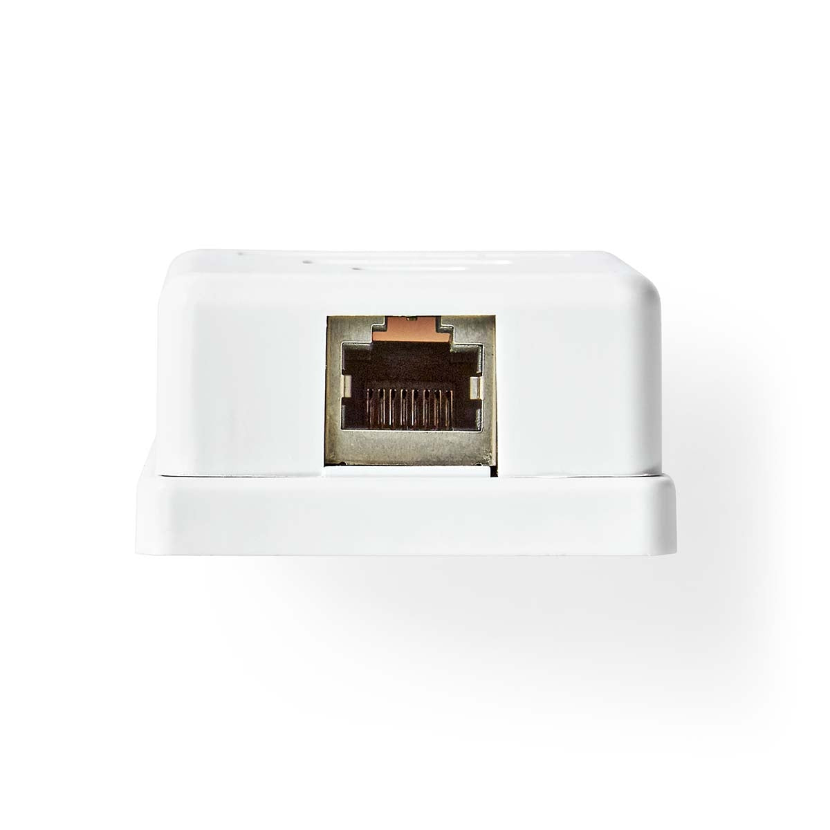 Network Wall Box | On-Wall | 1 port(s) | STP CAT6 | Straight | Female | Gold Plated | PVC | White | Box