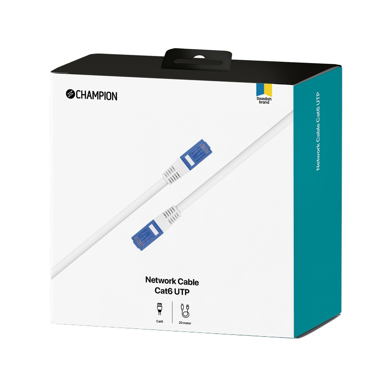 Network cable CAT6 UTP 20.0m