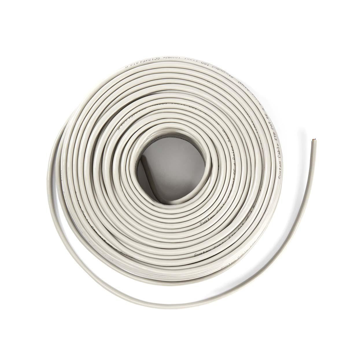Network cable Roll | CAT6 | Stranded | F/UTP | Copper | 50.0 m | Indoor | Round | PVC | Gray | Gift box