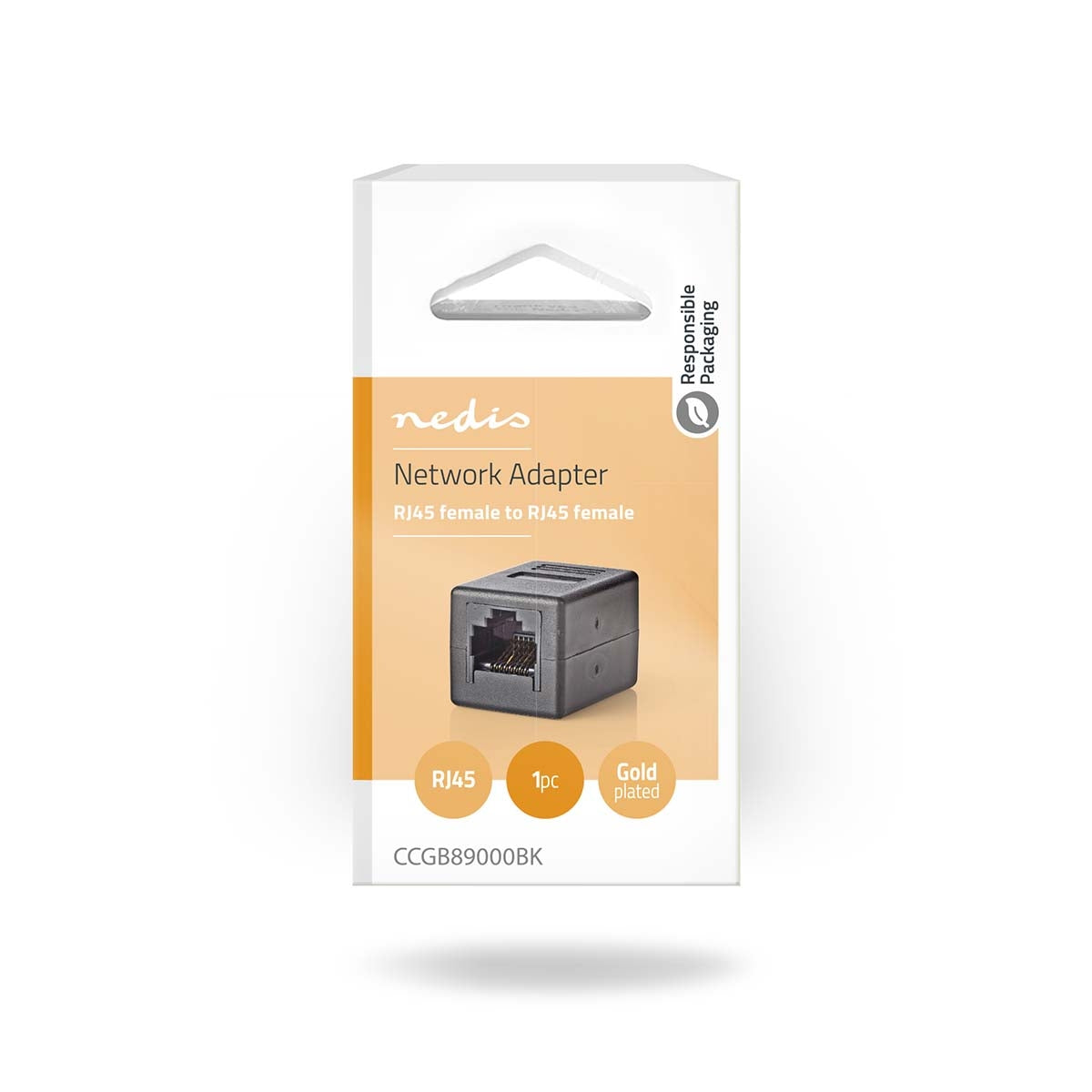 Network connection | CAT5e | Unprotected | RJ45 Female | RJ45 Female | Straight | ABS | Box