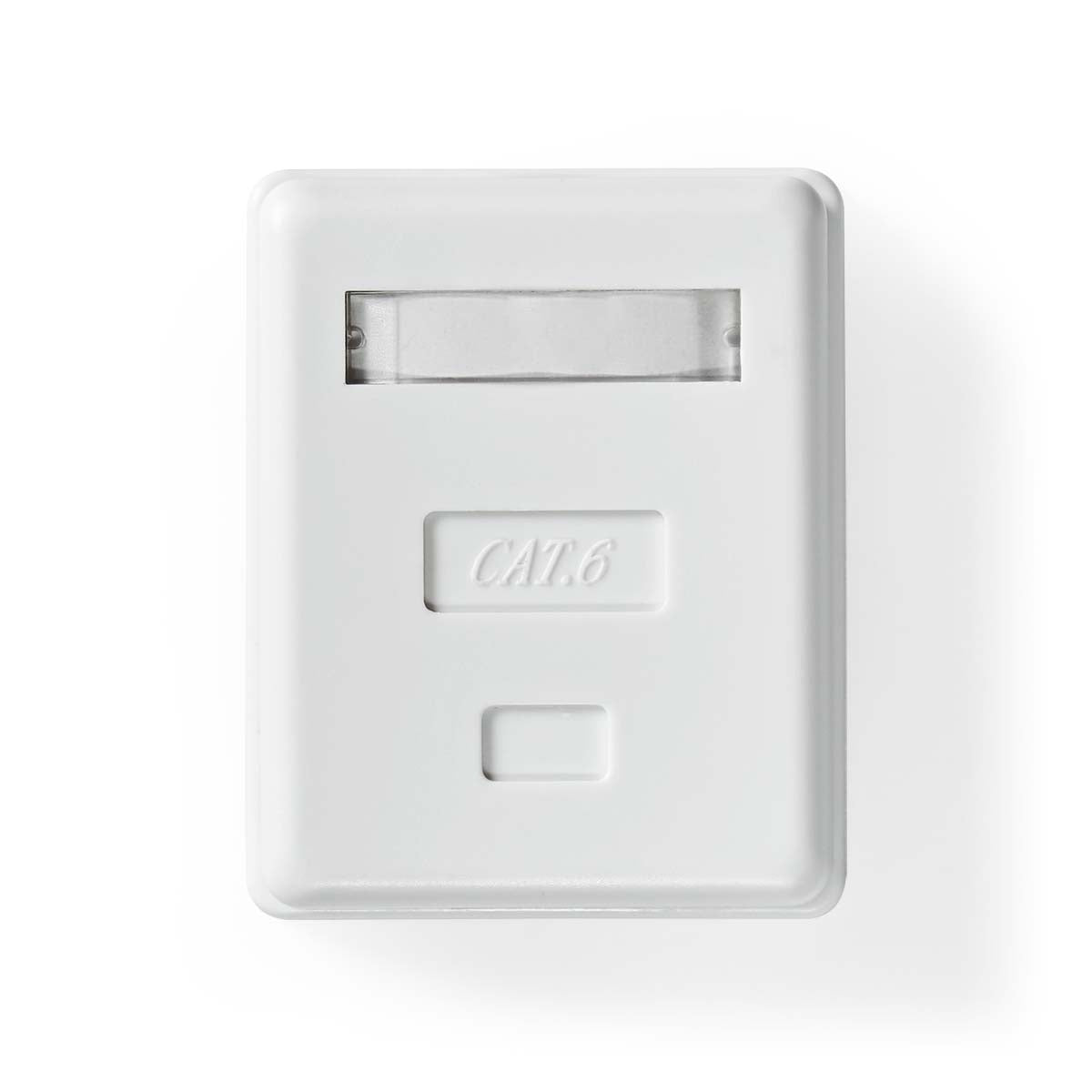 Network wall box | On the wall | 1-Port port(s) | STP CAT6 | Straight | Female | Gold Plated | PVC | White | Envelope