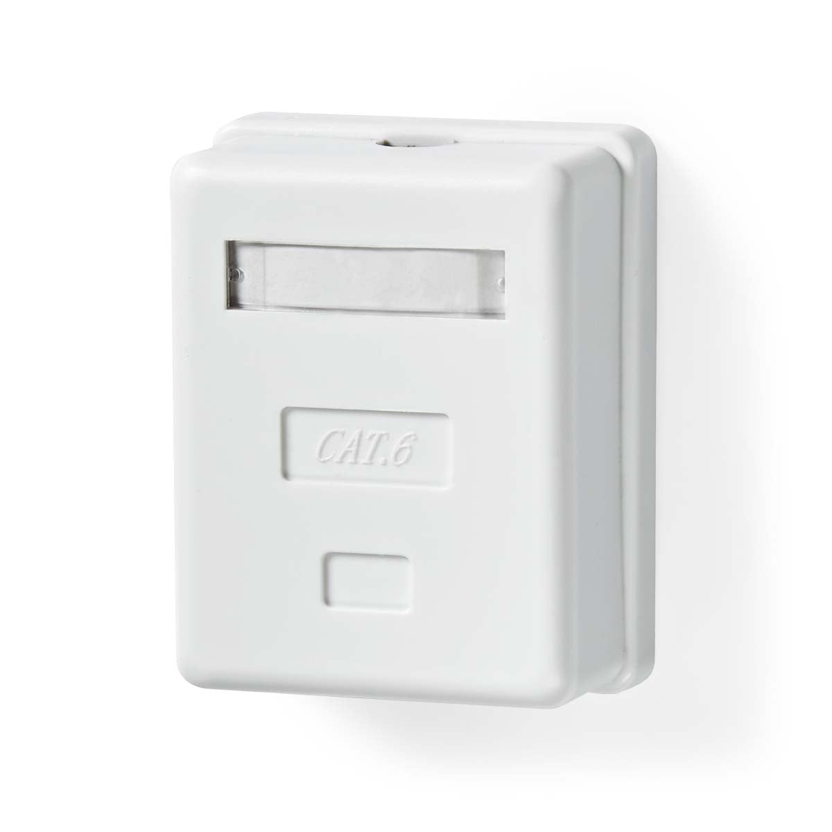 Network wall box | On the wall | 1-Port port(s) | STP CAT6 | Straight | Female | Gold Plated | PVC | White | Envelope
