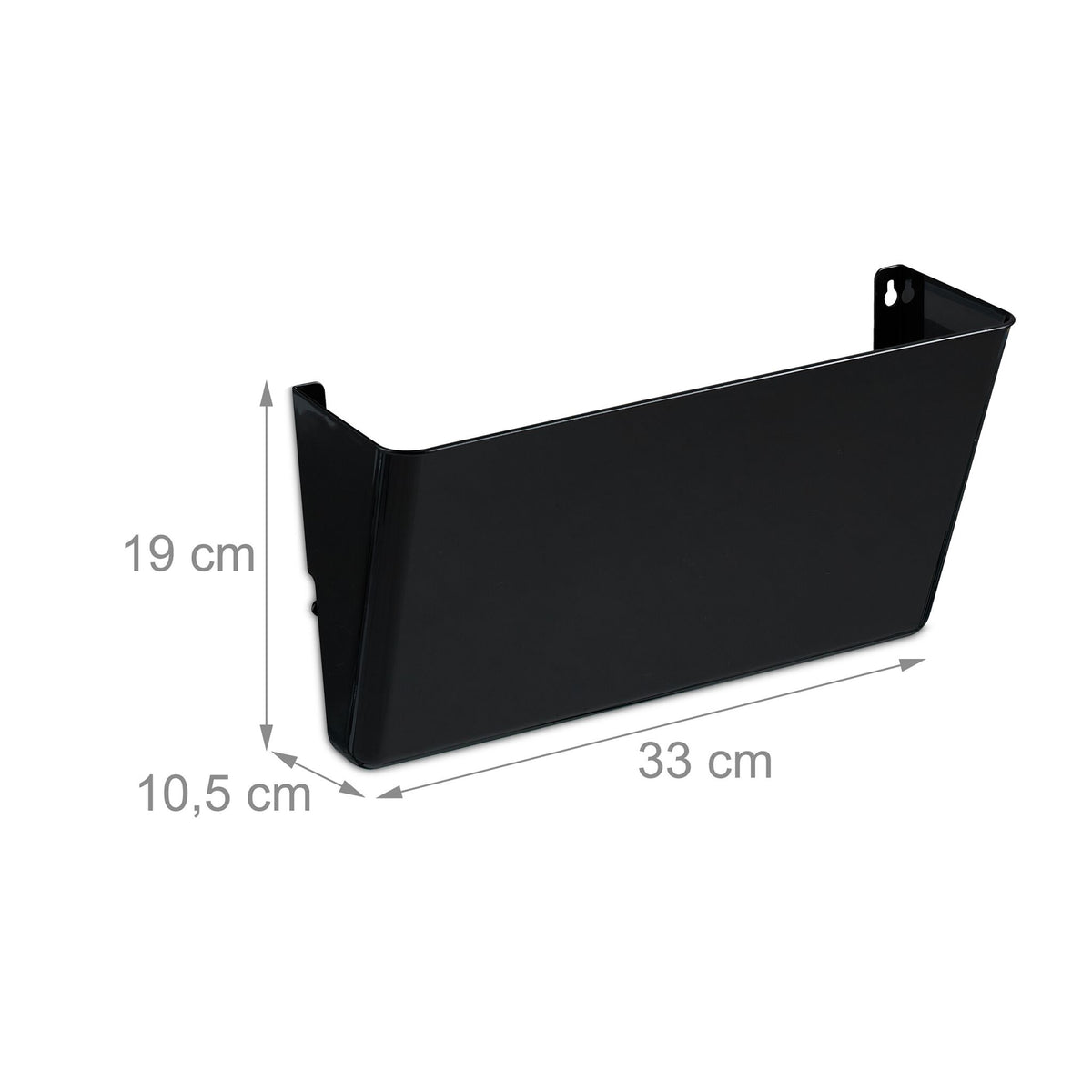 Newspaper holder wall set of 3