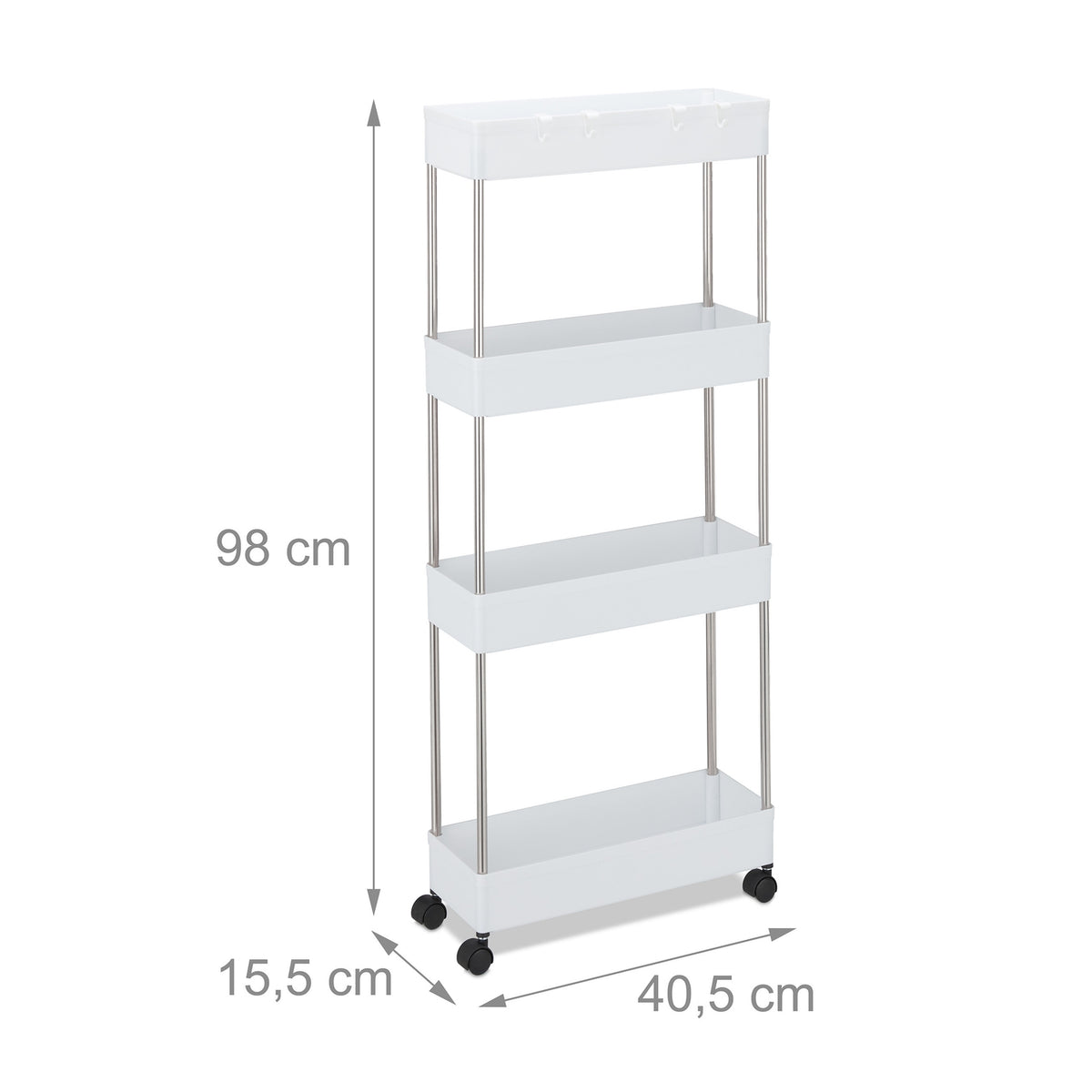 Niche trolley with 4 levels