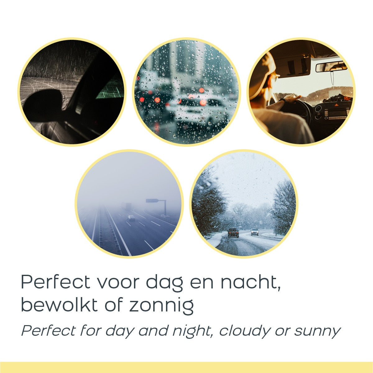 Night Vision HD Glasses - Yellow Lenses for Driving
