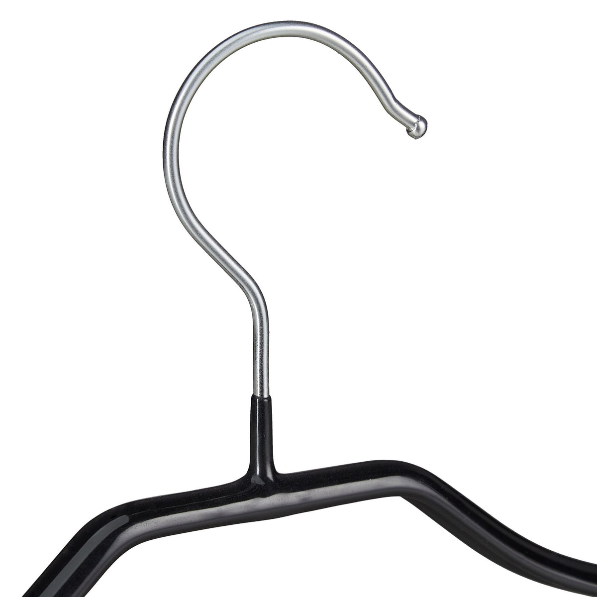 Non-Slip Coat Hanger Set Black