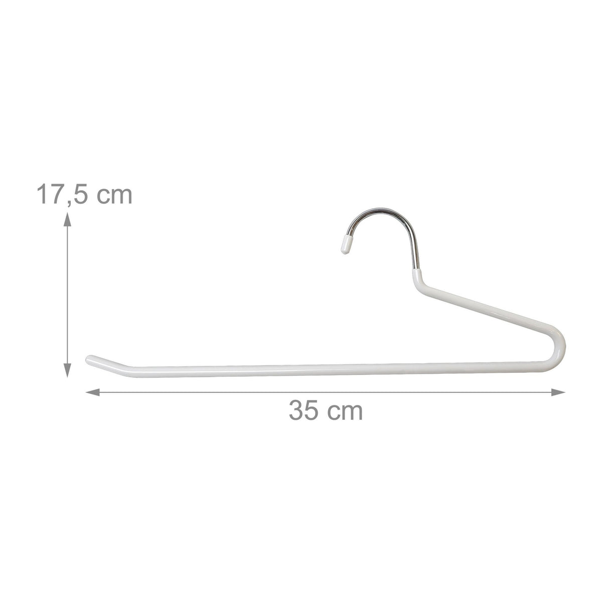 Non-Slip Metal Trouser Hangers – Space-Saving Set