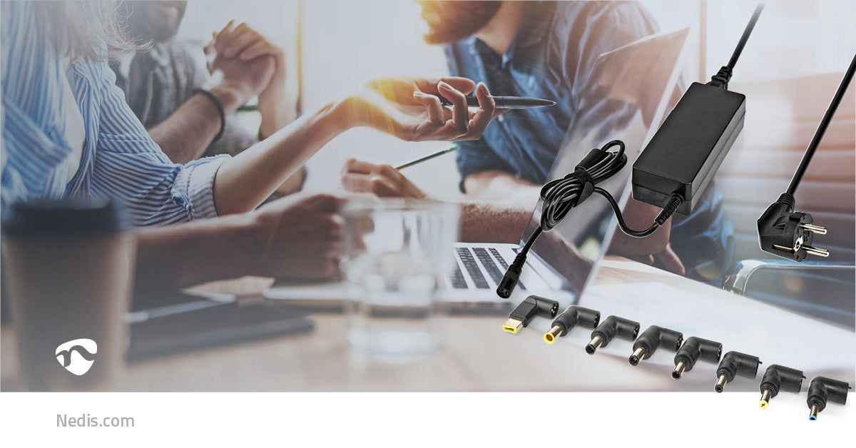 Notebook Adapter | 90 W | 18.5 / 19 / 19.5 / 20 V DC | 6.0 A| Type F (CEE 7/7)