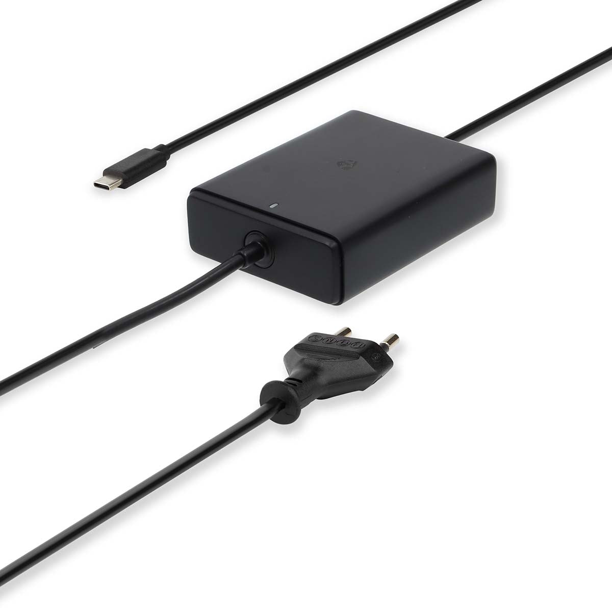 Notebook Adapter | GaN | 45 W| 5 / 9 / 12 / 15 / 20 V DC | 2.25 / 2.33 / 2.92 / 3.0 A| Used for: Computer / Smartphone / Tablet | Euro / Type-C (CEE 7/16)