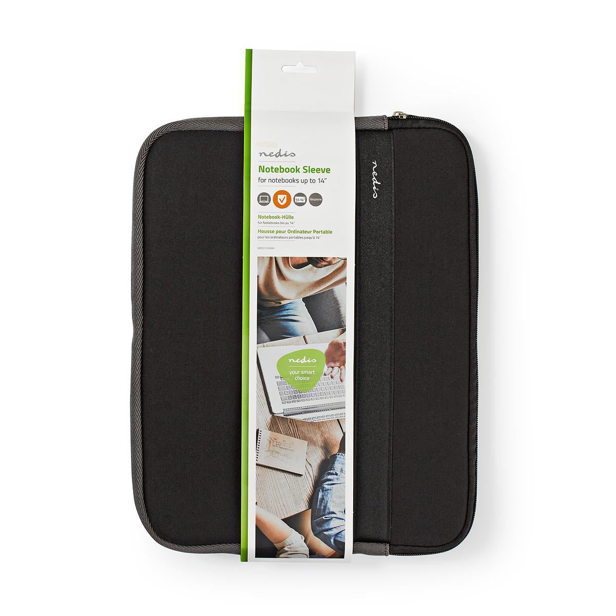 Notebook Bag | 13-14" | Neoprene | Anthracite / Black | 20mm | 270mm | 335mm