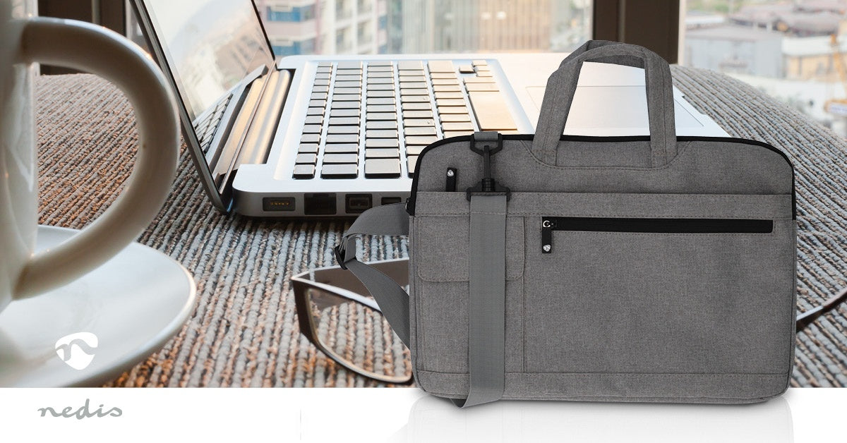 Notebook Bag | 15 - 16 " | Carrying strap | 8 Compartments | 30 mm | 285 mm | 410 mm | Polyester