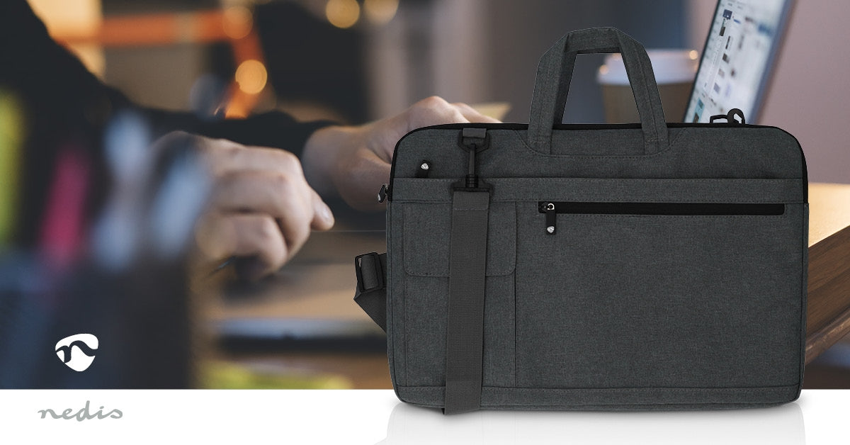 Notebook Bag | 17 - 18 " | Carrying strap | 8 Compartments | 30 mm | 320 mm | 460 mm | Polyester