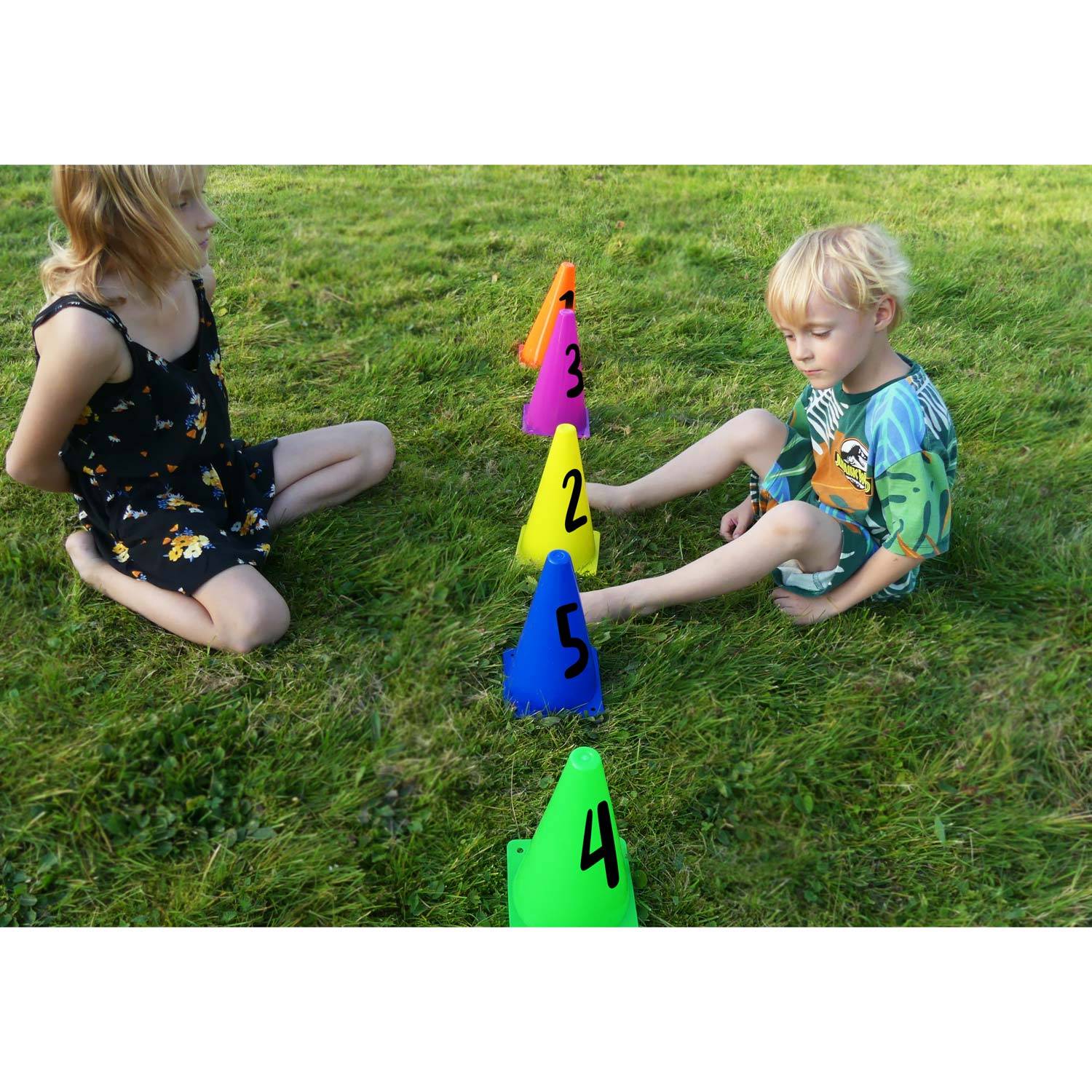Number cones 23 cm - Set 1-10