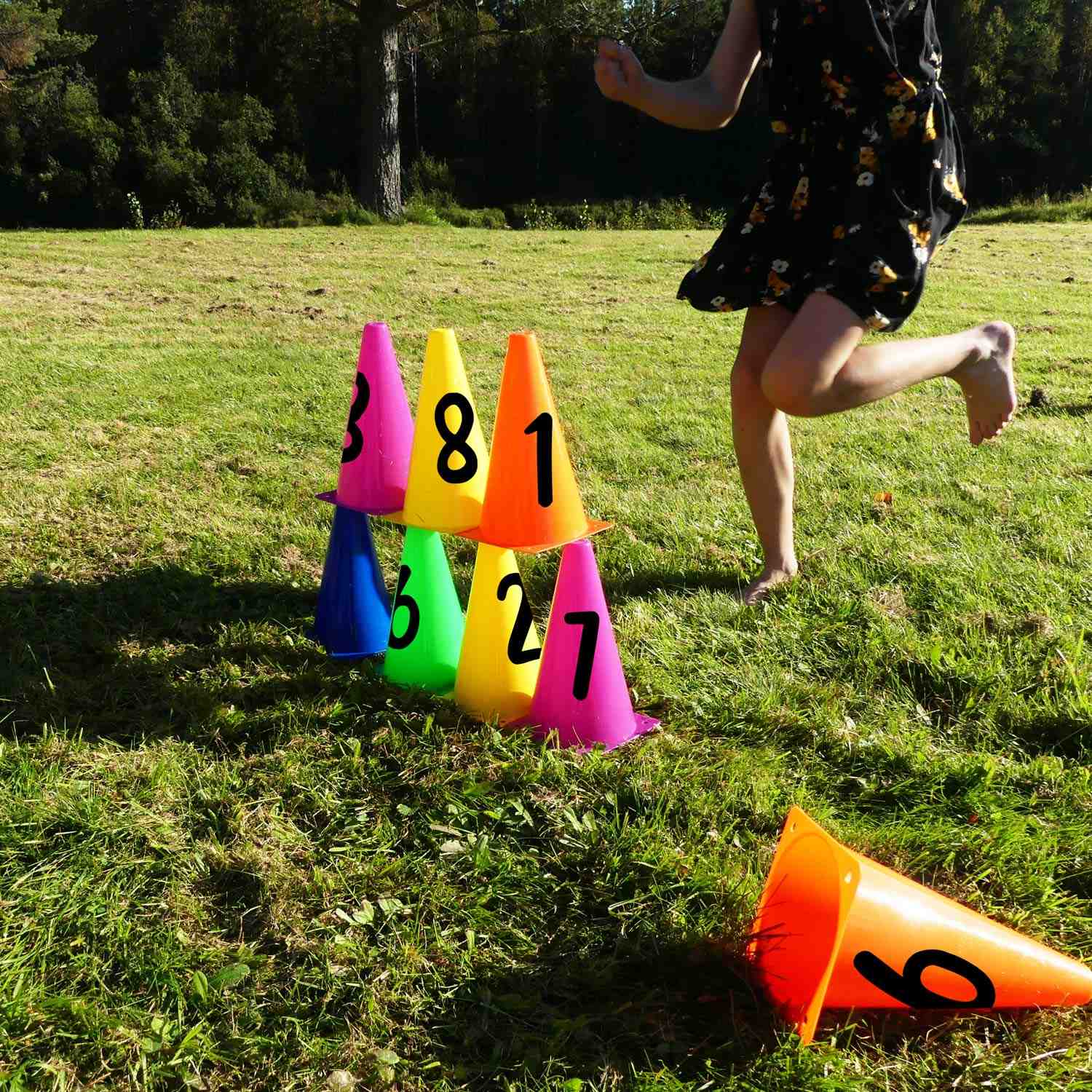 Number cones 23 cm - Set 1-10