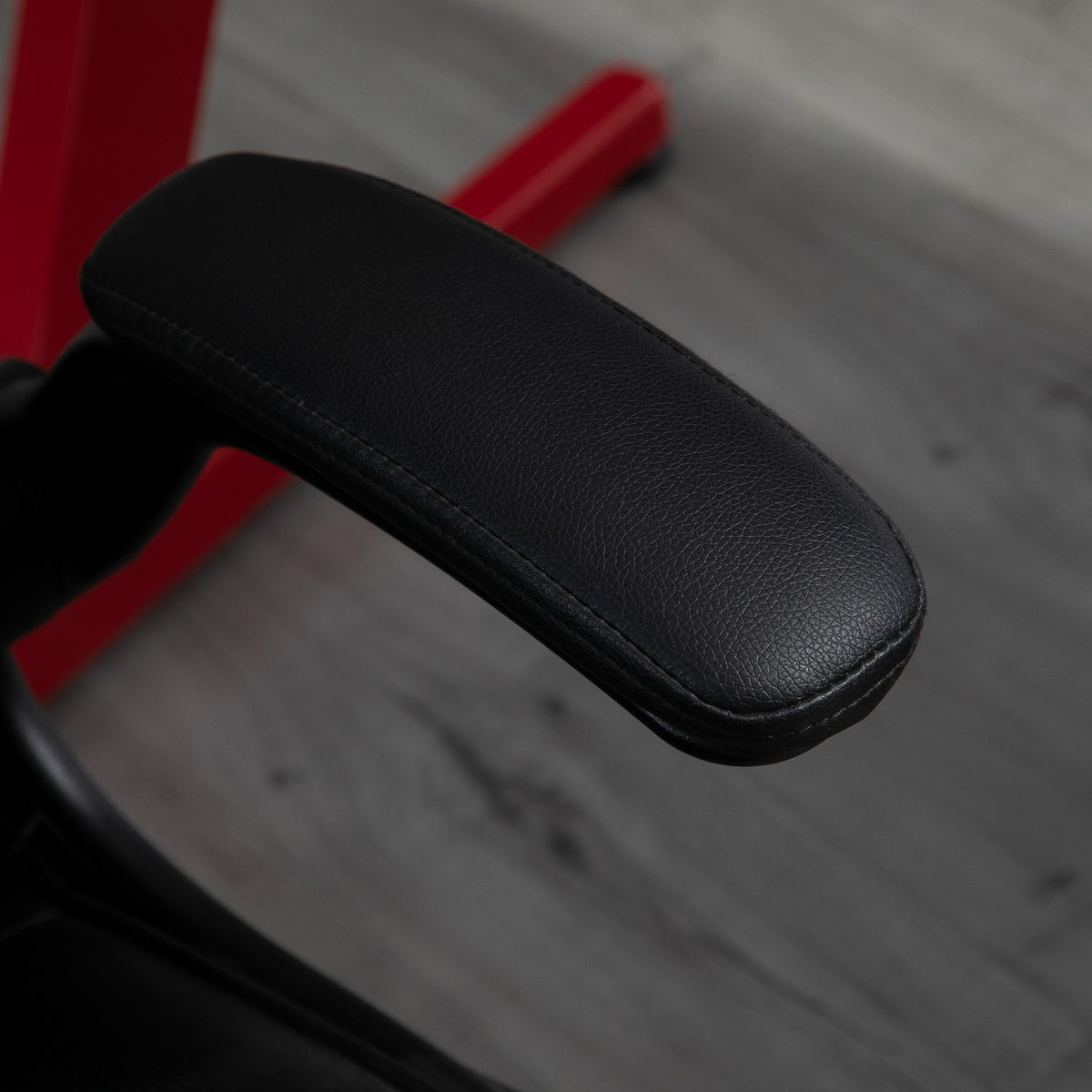 Office Chair, Desk Chair, Gaming Chair, Ergonomic With Rocker Function, Height-Adjustable Padded Seat, Black