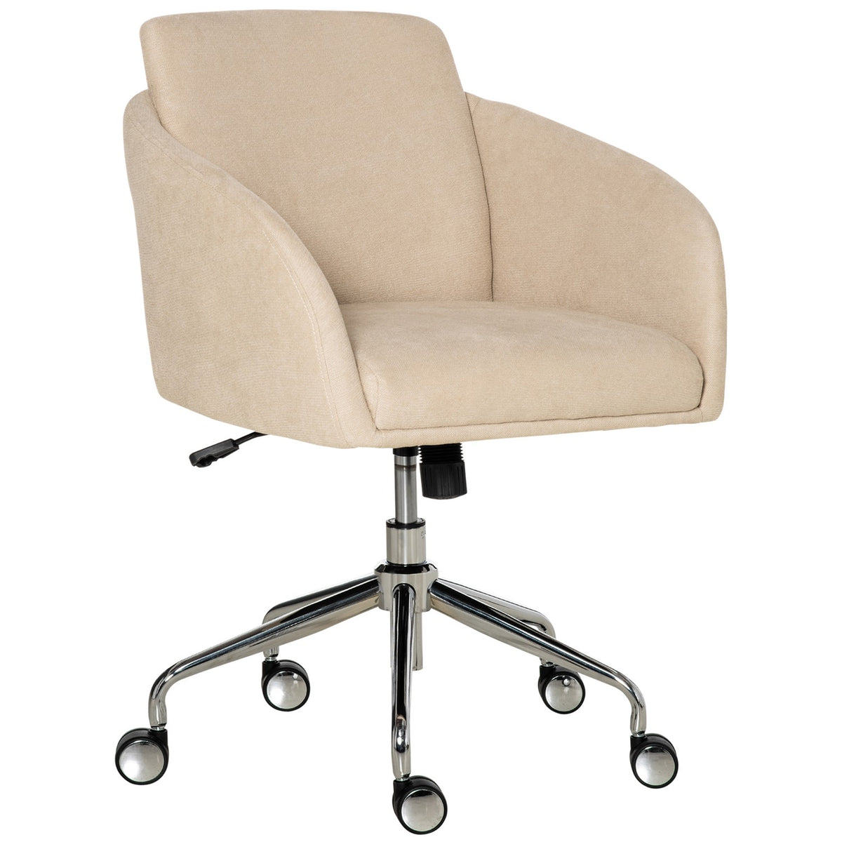Office Chair Desk Chair Swivel Chair Ergonomic Height Adjustable Smart Touch Metal Beige 64 X 63.5 X 90.8 Cm