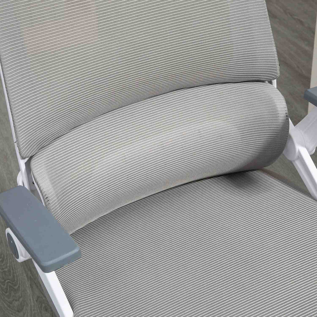Office Chair Ergonomic Desk Chair Adjustable Headrest Armrest Height Adjustable Swivel Chair Rocker Function Lumbar Support Mesh