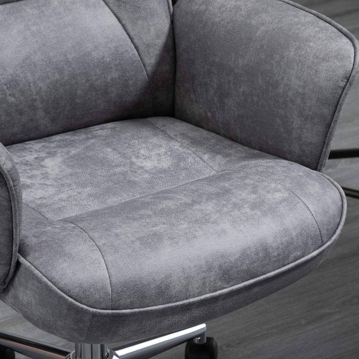 Office Chair Modern Desk Chair With Rocker Function, Height Adjustable, Ergonomic, 360° Swivel Wheels